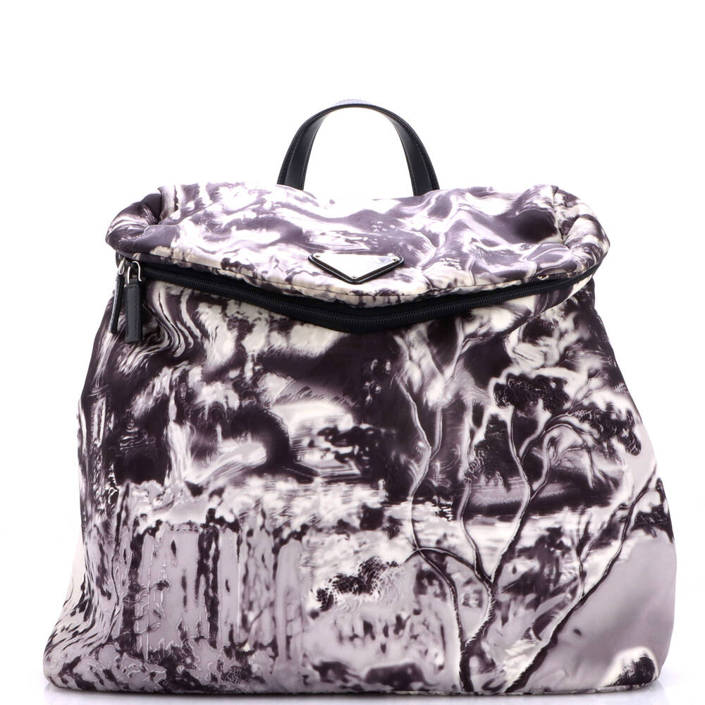 Prada Signaux Backpack Printed Nylon #286081P15B